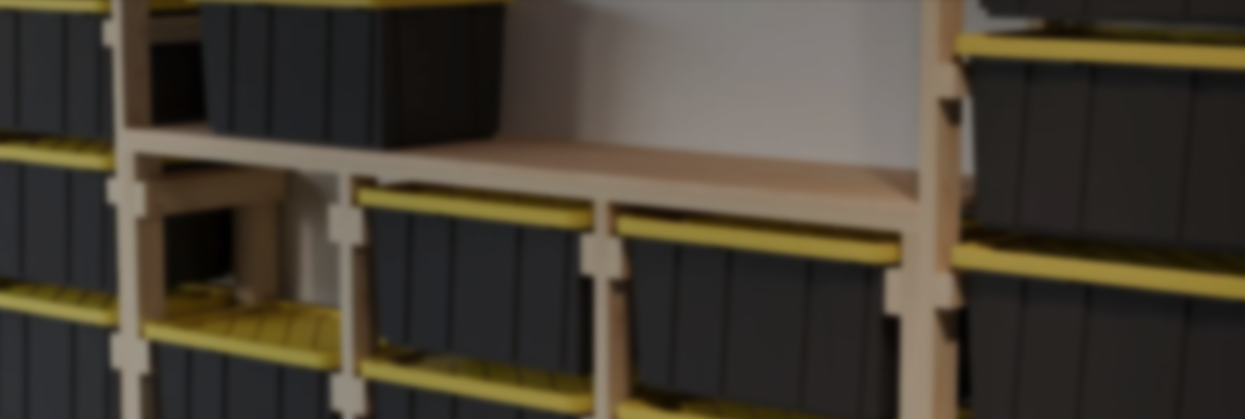 organize storage bins